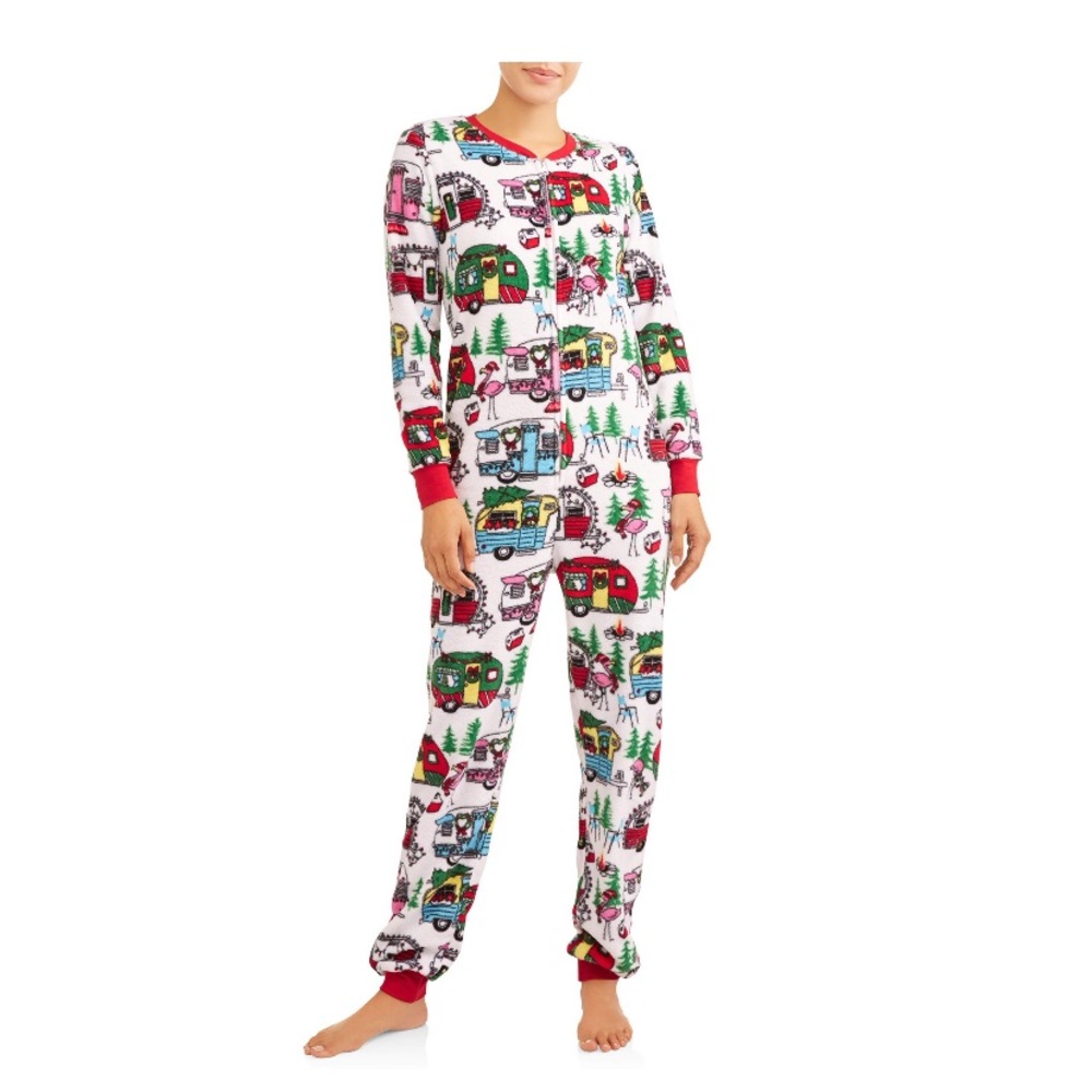 Adult XL Camper Christmas Onesie